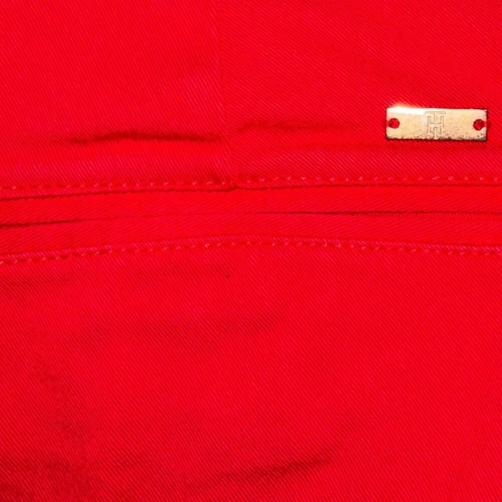 Tommy Hilfiger À La Cheville Women's Red Trousers